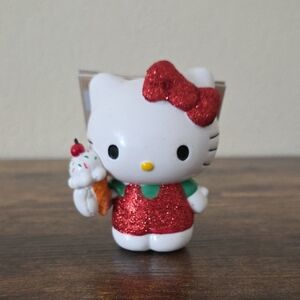 Kurt Adler Red and White Hello Kitty Ornament